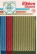 3.9885 Ribbon Stickers  gold/red and turquoise