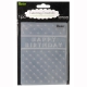 1215-45 Embossing Folder  Happy Birthday