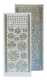 LCR61.7209 Leane Creatief Diamant Sticker Blumen silver