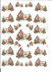 574754x gepr�gtes Transparentpapier Weihnachtshaus