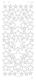 CD3096g Stickerbogen Sterne gold Platinium