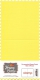 FC-4KST06 Frame Cards Vierkant  Kanarien gelb