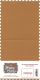 FC-4KST12 Frame Cards Vierkant Koffiebruin