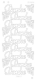 CD3038g Platiniumsticker Danke gold