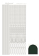 STDM03J Hobby-Dots Sticker Mirror Weihnachtsgr�n