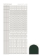 STDM09J Hobby-Dots Sticker Mirror Weihnachtsgr�n