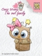 CSO008 NS Clear stamps The Owl family  In the box