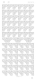 CD3071s Platiniumsticker Ecken silber