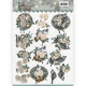 CD11151 AD Schneidebogen Christmas Wishes - Birds and Bells