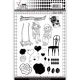 YCCS10047 YC Clear Stamps Pretty Pierrot 2