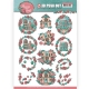 SB10342 YC Stanzbogen Flowers with a Twist - Living Flowers