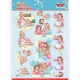 CD11477 3D cutting sheet - Yvonne Creations - Bubbly Girls - Party - Baking