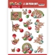 SB10464 AD Stanzbogen Christmas Pets - Christmas balls