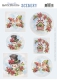 CDS10032 YC Scenery Aquarella Christmas Birds