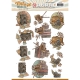 SB10254 YC Stanzbogen Vintage Objects Alte Kameras