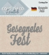 CDECD0019 Stanzschablone Gesegnetes Fest