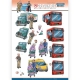 SB10555 YC Stanzbogen Big Guys Professions - Busfahrer