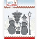 YCD10244 YC Stanzschablone Wintry Christmas Snow Friends