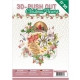 3D Push Out Buch 30 Christmas Flowers