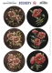 CDS10043 YC Scenery Aquarella Poppies Circle