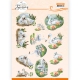 CD11803 AD Schneidebogen Elegante Schw�ne - Familie Schwan