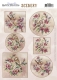 CDS10047 YC Scenery Aquarella Christmas Miracle - Antiquw Flowers