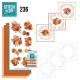 STDO236 Stitch & Do 236 Orange Floral