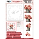 STDOHS10001  3D Stitch & Do Bogen mit Stickvorlage Rote Rosen