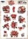 SB11037 YC Stanzbogen  Floral Christmas Christmas Presents***