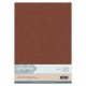 LKK-A470 Card Deco Linen Cardstock Rusty Brown (Rostbraun) 21,0 x 29,7cm 1 Blatt