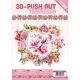 3DPO10060 3D Push Out Buch Bunte Blumen***