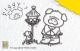 PI008 Piggy Clear Stempel feeding birds