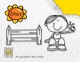 OL013 Fence  aus der Serie Ollie´s Clear Stamps