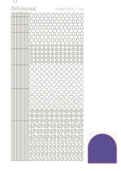 STDM109 Hobby-Dots Sticker Mirror purple