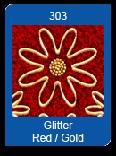 7076rg Glittersticker Rehe rot/gold
