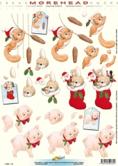 11052-170 Weihnachtsschweinchen