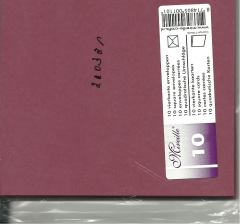 220321 10 Doppelkarten/10Umschlge Bordeaux