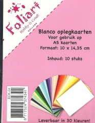 37152403 Blanco Oplegkarten 10 x 14,35 cm Ivoor