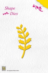 SD 005 Nellies Shape Dies Holly Branches