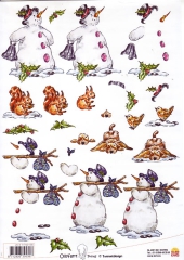 117145-1206 Ollifant-Serie Schneemann mit Glocke