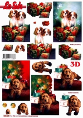 680026 Stanzbogen Weihnachten mit Hund