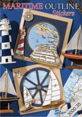 014976 Maritime Outline Stickers