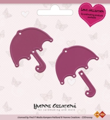 CDD10009 Yvonne Creations Love Collection Love Umbrella