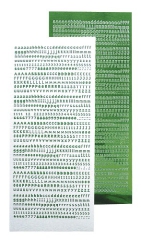 LCR61.9081 Leane Creatief Alphabet Stickers Mirror grn