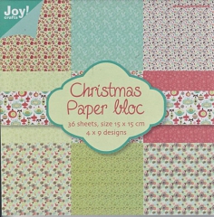 6011-0017x Joycrafts Papier Block Christmas