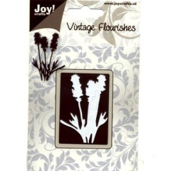 6003-0031x JoyCrafts Vintage Flourishes Blume und Bltter