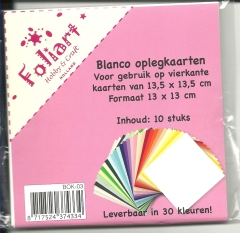37151703 Auflegkarten LinnenKarton Ivoor 13 x 13 cm