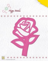 HSD004x Nellie Snellens Happy Stitches rose