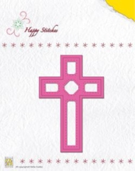 HSD006x Nellie Snellens Happy Stitches Cross (Kreuz)