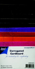 8089-0223 JoyCrafts Corrugated Cordboard Metallic Karton